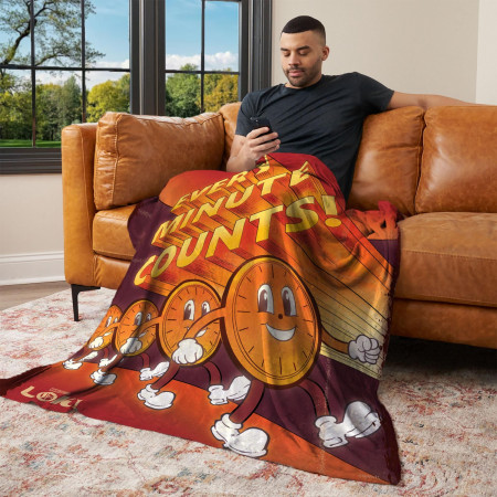 Loki Every Minute Counts Silk Touch Throw Blanket 50" x 70"